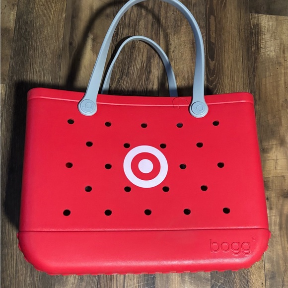 Target Bogg Bag Original Bullseye Tote Bag red large Bogg tote - Picture 1 of 7